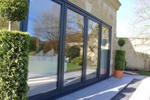 External Image Grey Swing and Slide Patio Doors