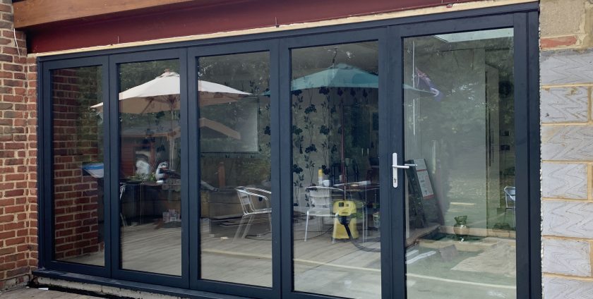 finished sliding patio doors - case study